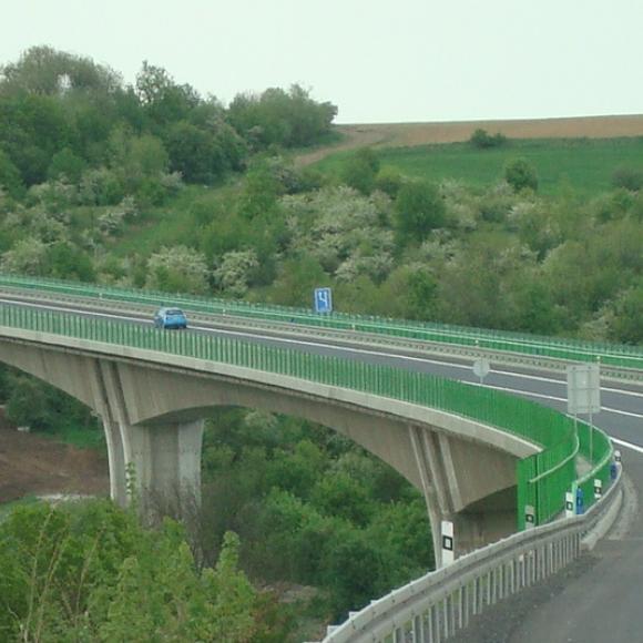 I/27 Velemyšleves, bridge across the valley of river Chomutovka