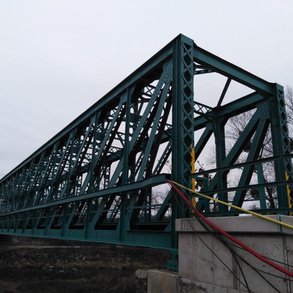 obnova PKO mostní ocelové konstrukce v km 103,854 - Pržno